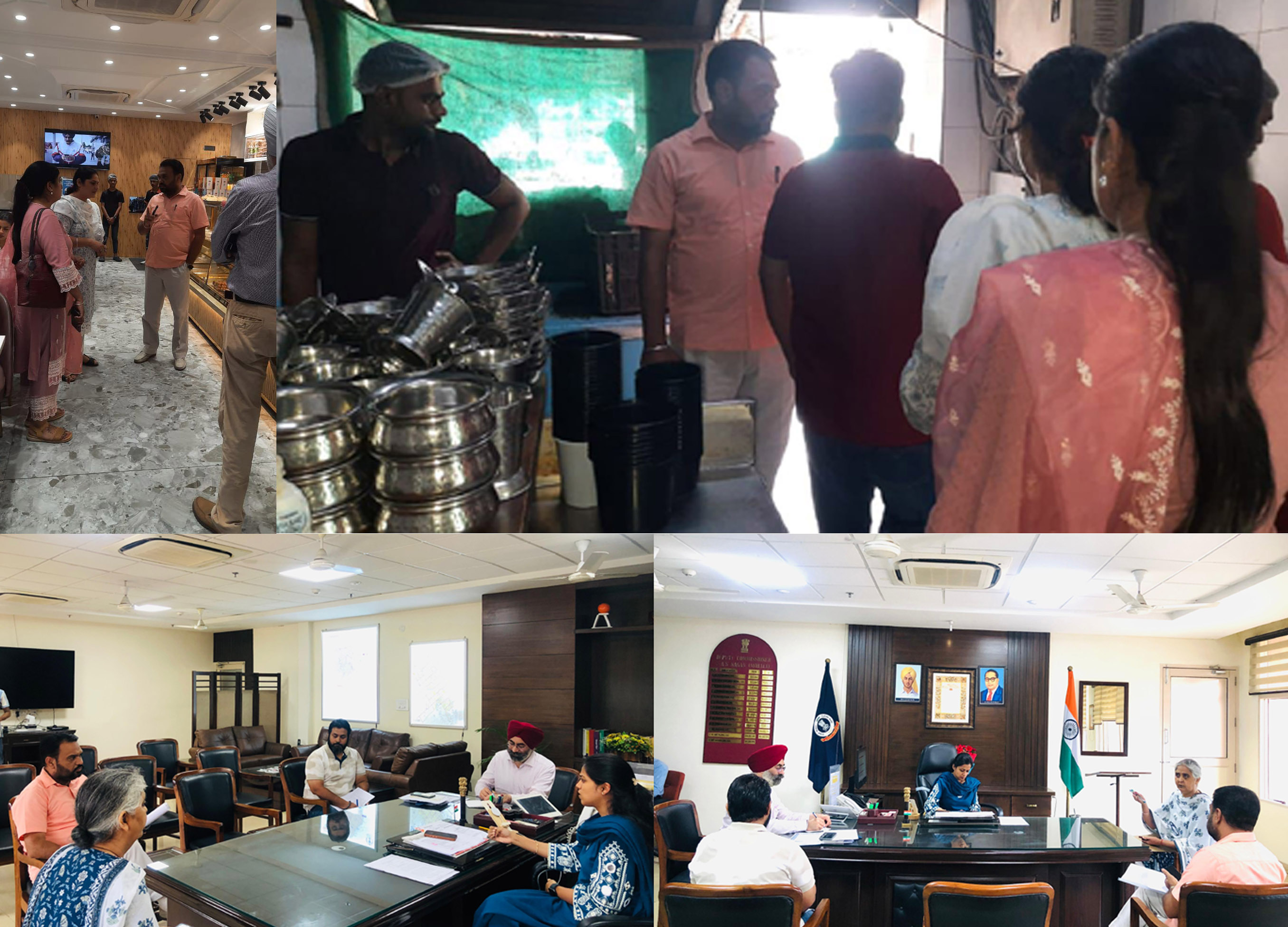 त्योहारी सीजन के दौरान मिठाइयों एवं बेकरी सामानों में खाद्य सुरक्षा मानकों के अनुपालन की समीक्षा उपायुक्त द्वारा की गयी